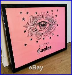 100% AUTH Gucci Garden Limited Edition Framed Art Florence, Italy 26x24