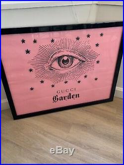 100% AUTH Gucci Garden Limited Edition Framed Art Florence, Italy 26x24