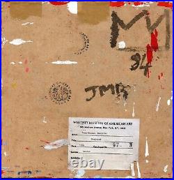 1984 Jean-Michel Basquiat Hand Painted Neo Expressionist on board