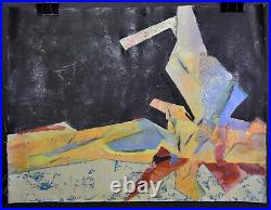 23 Oil Painting Abstract Carolynn Mann Art Mixed Media Art Decor Geo Series IX