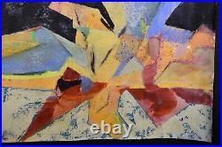 23 Oil Painting Abstract Carolynn Mann Art Mixed Media Art Decor Geo Series IX