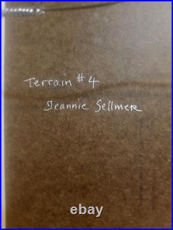 ACCOMPLISHED MIXED MEDIA ABSTRACT PAINTING TITLED TERRIAN 4 by JEANNIE SELLMER