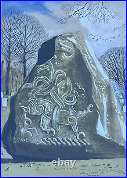 ARTHUR FORBES-DALRYMPLE B1912- Circa 1950/1960 Jelling Runestone Denmark