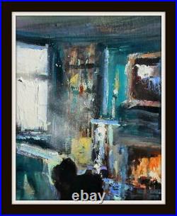 A Sunlit Interior c Original Impressionist Mixed Med Oil Painting Paul Mitchell