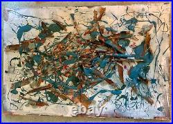 Abstract Expressionism, 24x36, Original Mixed Media Painting, Signed Art, Canvas