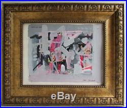Abstract Painting by Ira Davidoff Mixed media on paper Signed and dated 1960