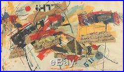 African-american Sam Middleton Original Painting Abstract Expressionism 1963