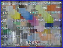 Agam Style Signed 1987 Martin Kaplan Kinetic Dimensional Abstraction Art Vibrato