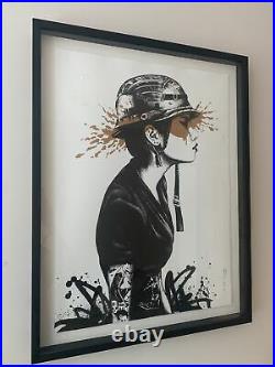 Agent O (bronze) by Fin DAC Hand Finished. Float framed. Ltd Edition #21/25