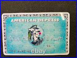 American Depress fake Banksy Credit Card Dismaland Walled off Hotel Dface
