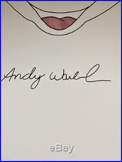 Andy Warhol Original Signed Ink & Watercolor Mixed Media Mickey Mouse