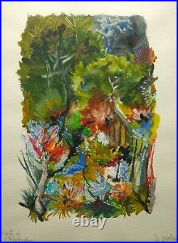 Armand Richard Original Set Four Watercolour/mixed Media Paintigs Of Saddleworth