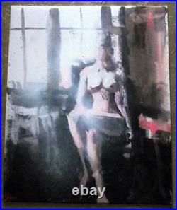 Ballerina Nude k Original Impressionist Mixed Med Oil Painting Paul Mitchell