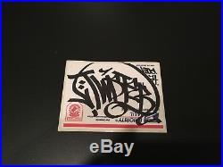 Barry Mcgee TWIST Unpeeled sticker Graffiti Handstyle Ray Fong Obey Kaws Banksy