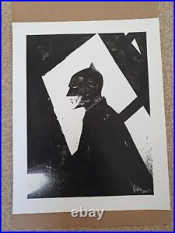 Batman Original Art Illustration By Jonathan Glapion 11×14 Mixed Media
