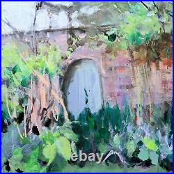 Belmont Gardens 4. Original Mixed Media Painting on Canvas