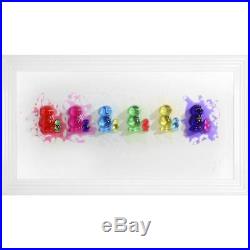 Bubble Jelly Babies Framed 3D Liquid Art