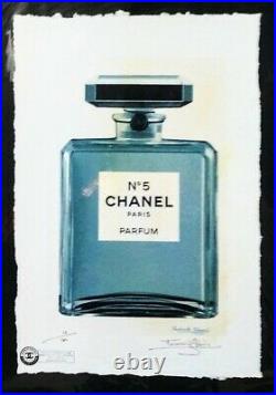CHANEL No. 5 Bottle, Limited Edition 22'x 15'x Signed Fairchild Paris, BEAUTIFUL