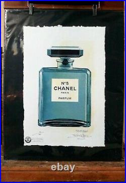 CHANEL No. 5 Bottle, Limited Edition 22'x 15'x Signed Fairchild Paris, BEAUTIFUL