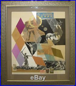 Carolyn Howlett'74 Abstract Collage Russia Spectaculars Listed Chicago Artist