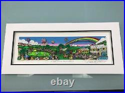 Charles Fazzino 3D Artwork A Hole in One Behind Bush 13 Signed & Numbered