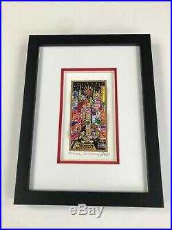 Charles Fazzino 3D Artwork Baby It's Broadway Signed & Numbered Deluxe Ed