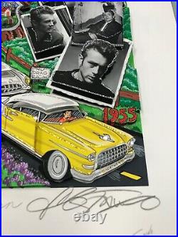 Charles Fazzino 3D Artwork Forever James Dean Signed & Numbered Deluxe Ed