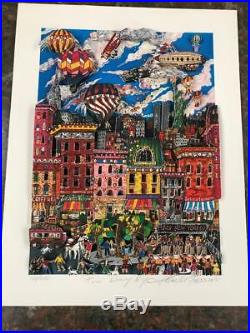 Charles Fazzino 3D Artwork Fun Day New York Signed & Numbered Framed