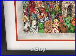 Charles Fazzino 3D Artwork Ghosts Good Times and Gridlock Signed & Numbered