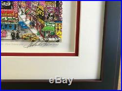 Charles Fazzino 3D Artwork Kisses From Broadway Signed & Numbered Framed
