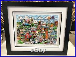 Charles Fazzino 3D Artwork Make It Detroit Signed & Numbered Framed Deluxe