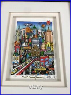 Charles Fazzino 3D Artwork Makin Our Way Downtown Signed & Numbered