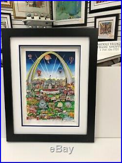 Charles Fazzino 3D Artwork St. Louis Meets The Mississippi Signed & Numbered