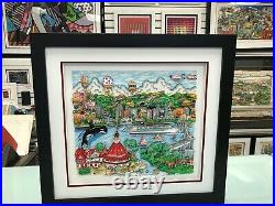 Charles Fazzino 3D Artwork Sun Day in San Diego Signed & Numbered Deluxe Ed