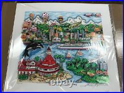 Charles Fazzino 3D Artwork Sun Day in San Diego Signed & Numbered Deluxe Ed