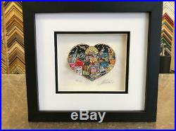 Charles Fazzino 3D Artwork The Heart of Broadway Signed & Numbered Framed
