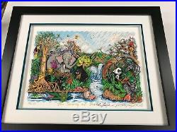 Charles Fazzino 3D Artwork The Serenity Of The Wildlife Signed & Numbered DX