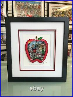 Charles Fazzino 3D Artwork The Stimulus Apple Signed Numbered AP Edition