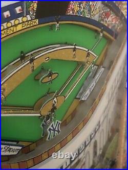 Charles Fazzino 3D Lets Go Yankees (Framed With Extra Yankee 3D Logo)