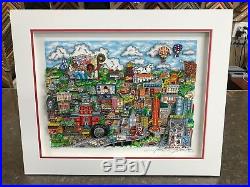 Charles Fazzino 3 D Artwork Make It Detroit Signed & Numbered Deluxe