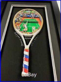 Charles Fazzino 3 D Artwork Point Game-Set-Match! Signed & Numbered PR Ed