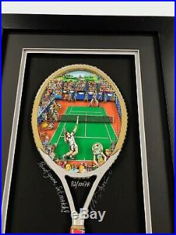 Charles Fazzino 3 D Artwork Point Game-Set-Match! Signed & Numbered PR Ed
