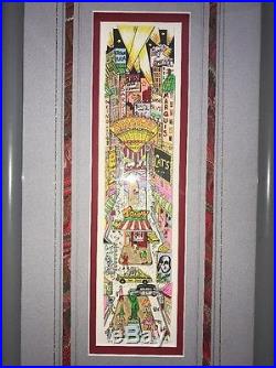 Charles Fazzino 3-D B-Way Signed, Numbered #47/475 Artwork Broadway CATS