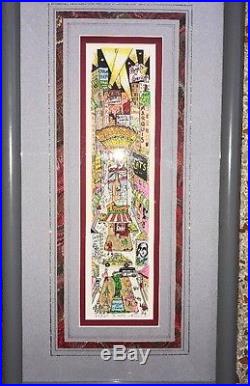 Charles Fazzino 3-D B-Way Signed, Numbered #47/475 Artwork Broadway CATS