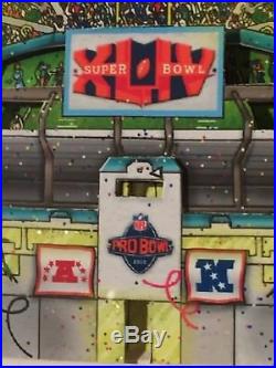 Charles Fazzino 3-D Pop Art Super Bowl XLIV Miami, New Orleans Saints Champions