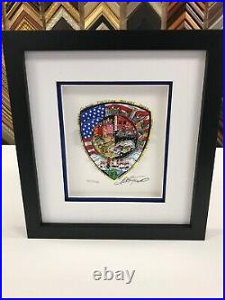 Charles Fazzino A Salute To America's Finest 3-D Artwork DX Edition Police