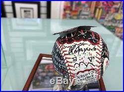 Charles Fazzino Al Pacino 3D Hand Painted Baseball 1/1 Autograph The Godfather