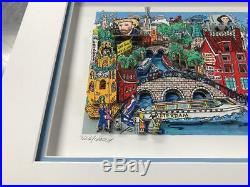 Charles Fazzino Alluringly Amsterdam 3-D Art Signed & Number Deluxe Edition
