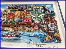 Charles Fazzino An Atlantic City Summer 3-D Art Signed & Numbered DX Edition