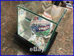 Charles Fazzino Bernie William 3D Hand Painted Baseball 1/1 Autograph